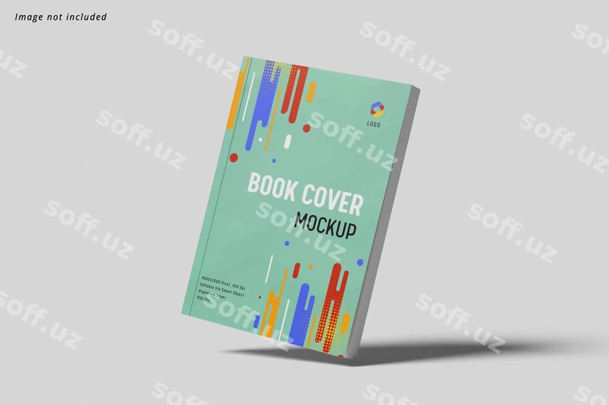 Kitob varaqi mockup | Book cover mockup 1