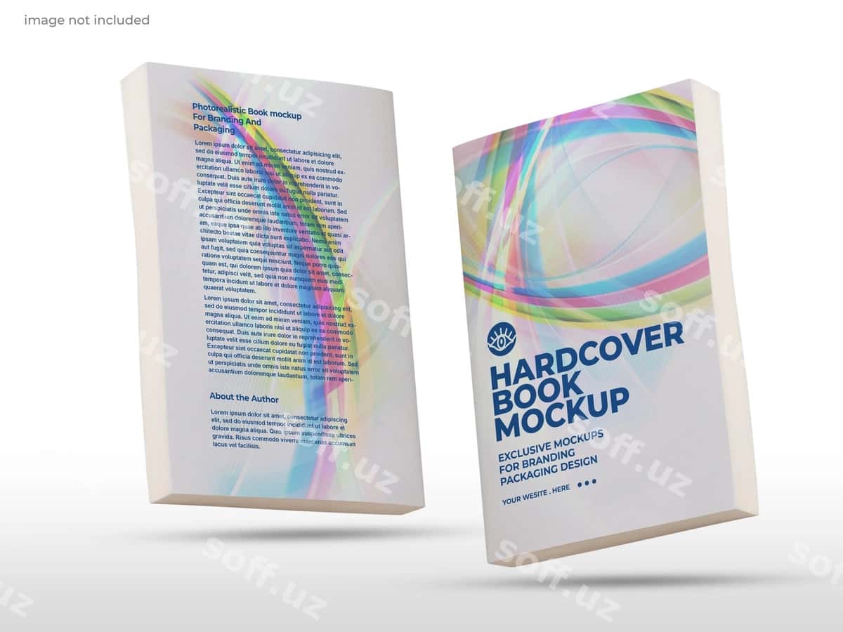Kitob varaq namunasi | Book cover mockup 1