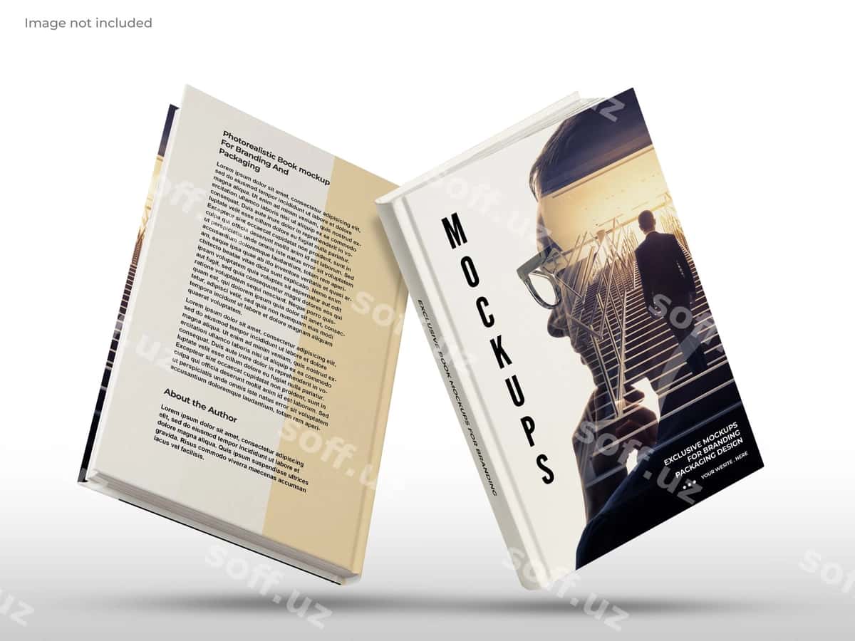 Kitob qoplovi namunasi | Book cover mockup 1