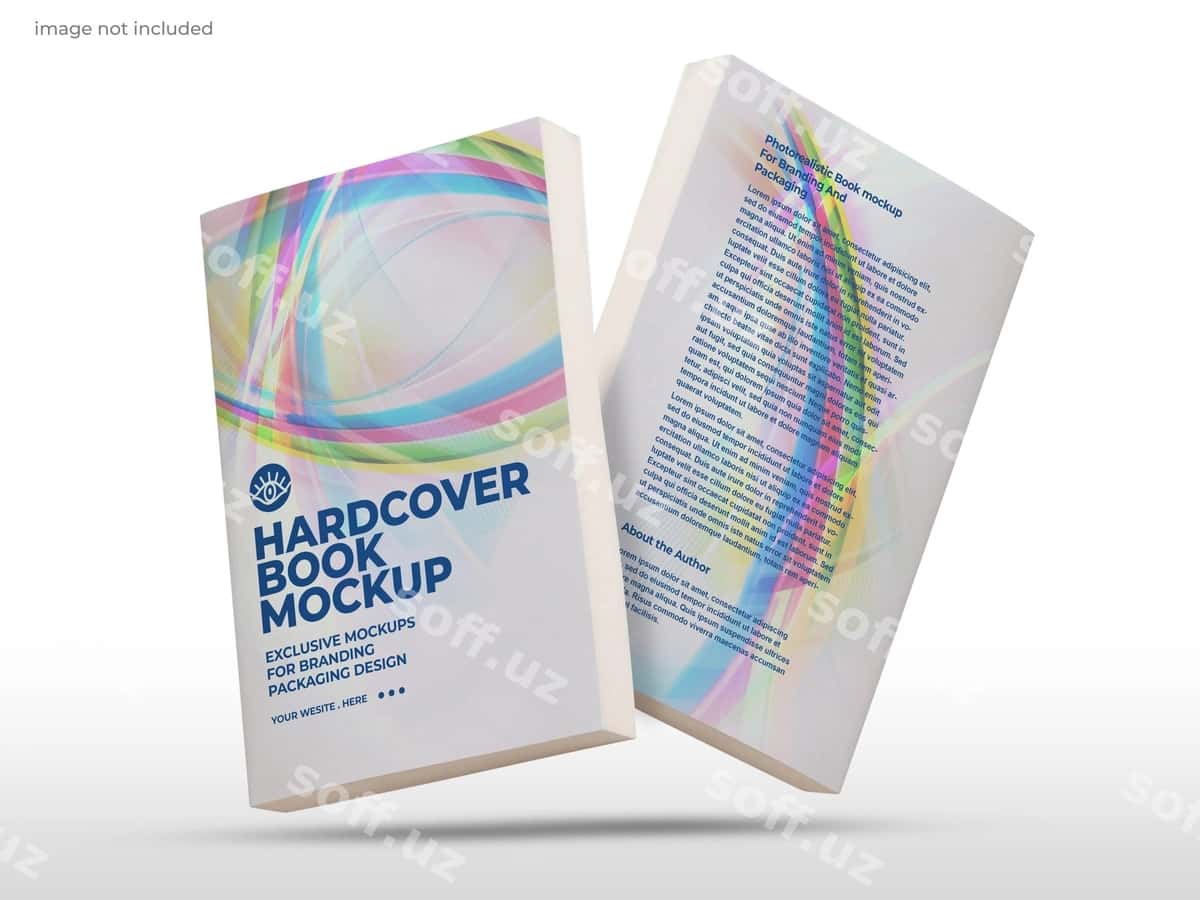 Kitob varaq namunasi | Book cover mockup 1