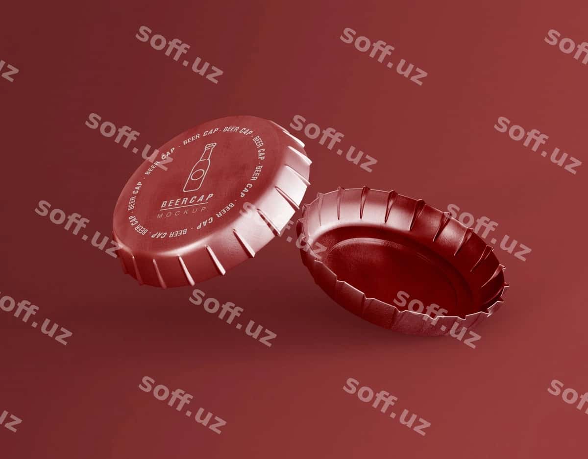 Bottle kap mockup | Bottle cap mockup 1