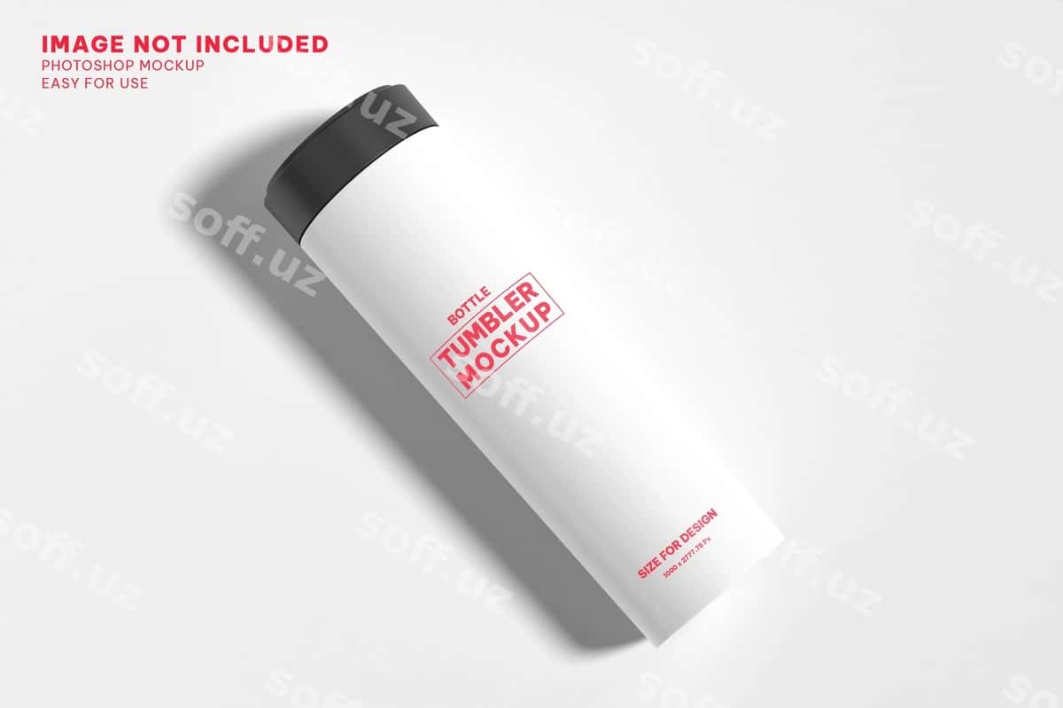 Shisha stakan maketi v3 | Bottle tumbler mockup v3 1