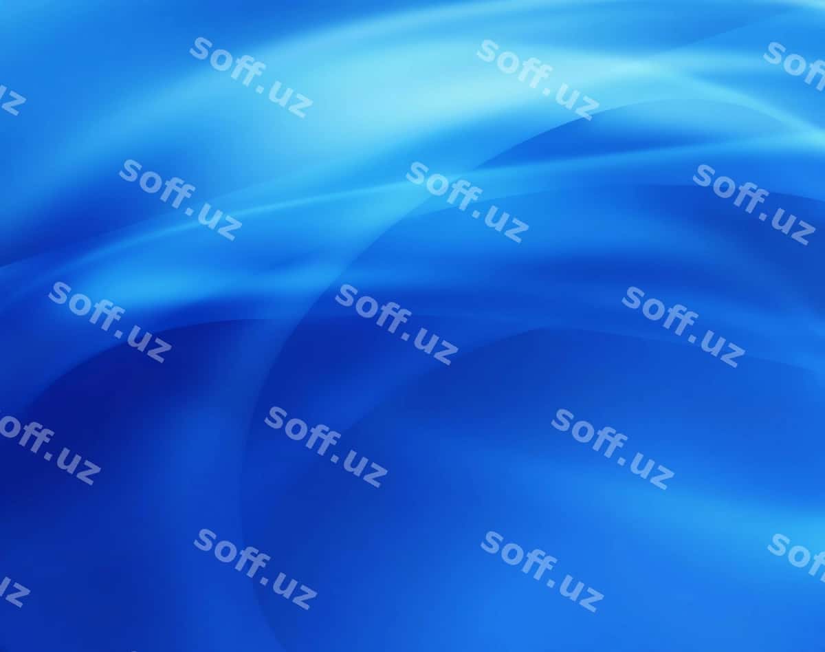 Yorqin ko'k orqa fonda erkin chiziqlar bilan | Bright blue background with smooth lines 1