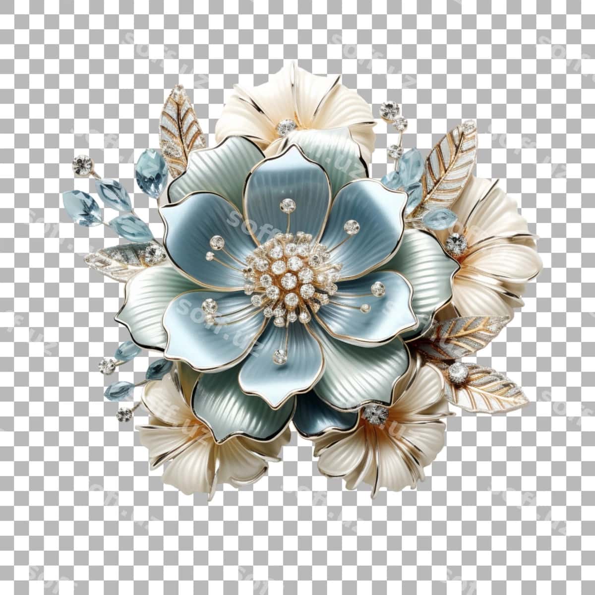 Brosh shaffof fon | Brooch transparent background 1