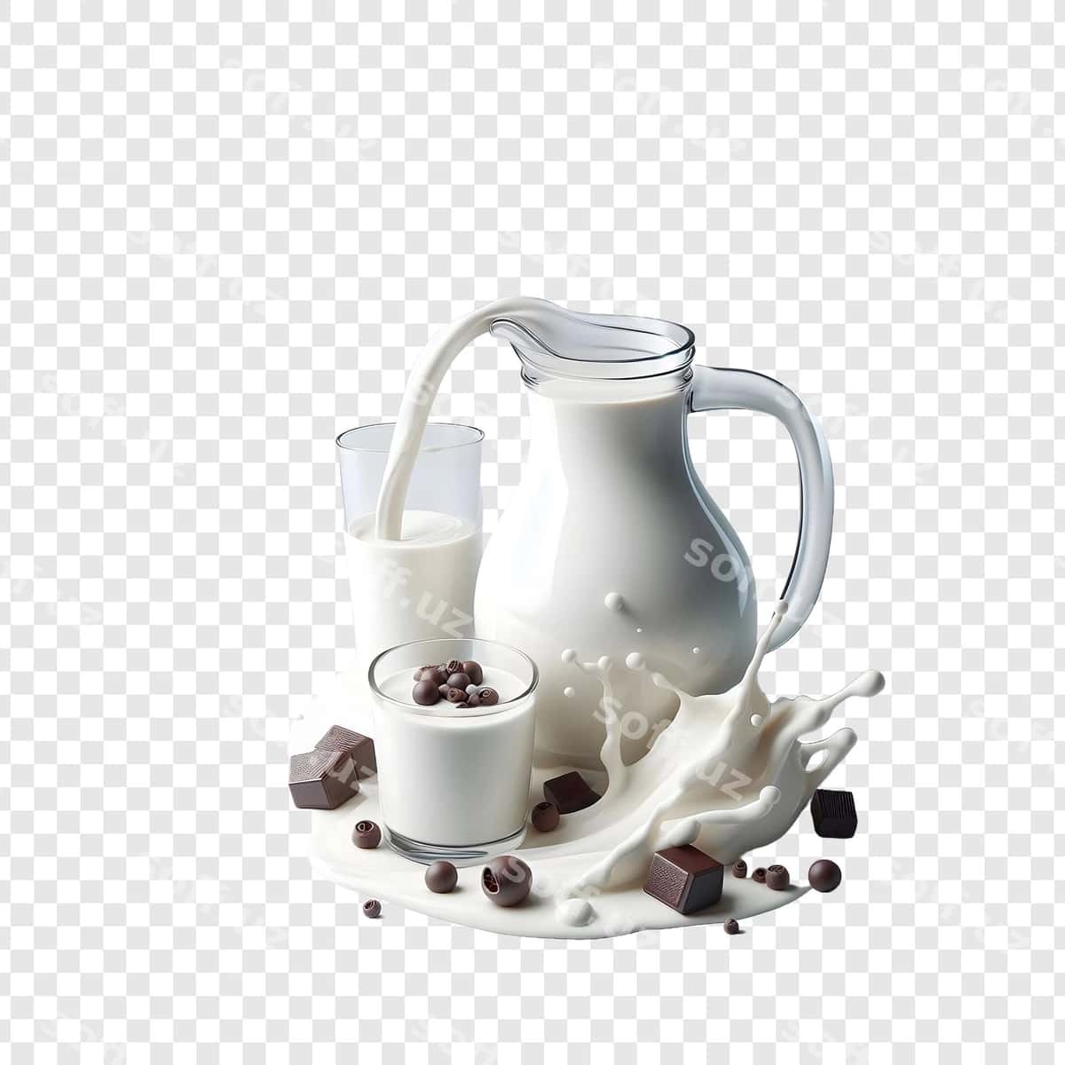 Posaxlar shaffof orqa fonda boyaydi. | Brushes paint transparent background 1