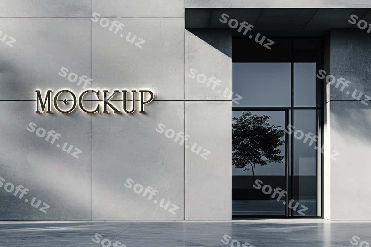 Binoning fassad modeli | Building facade mockup 1