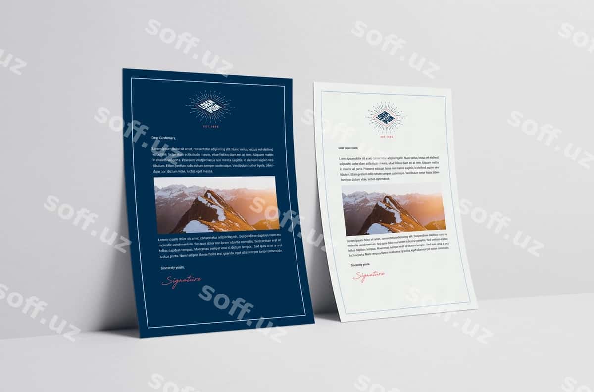 Biznes broshyurani prototipi | Business brochure mock up 1
