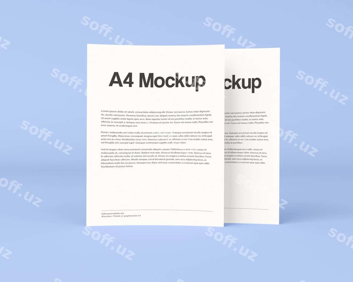 Biznes broshyur mockup | Business brochure mockup 1
