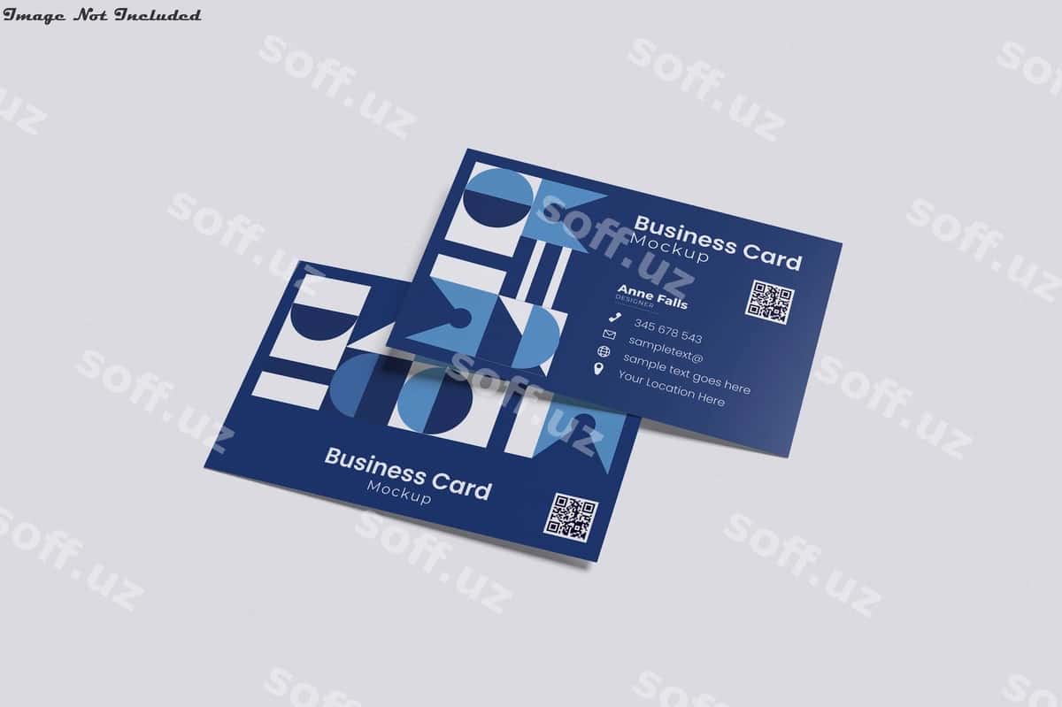 Biznes vizitka mockup | Business card mockup 1