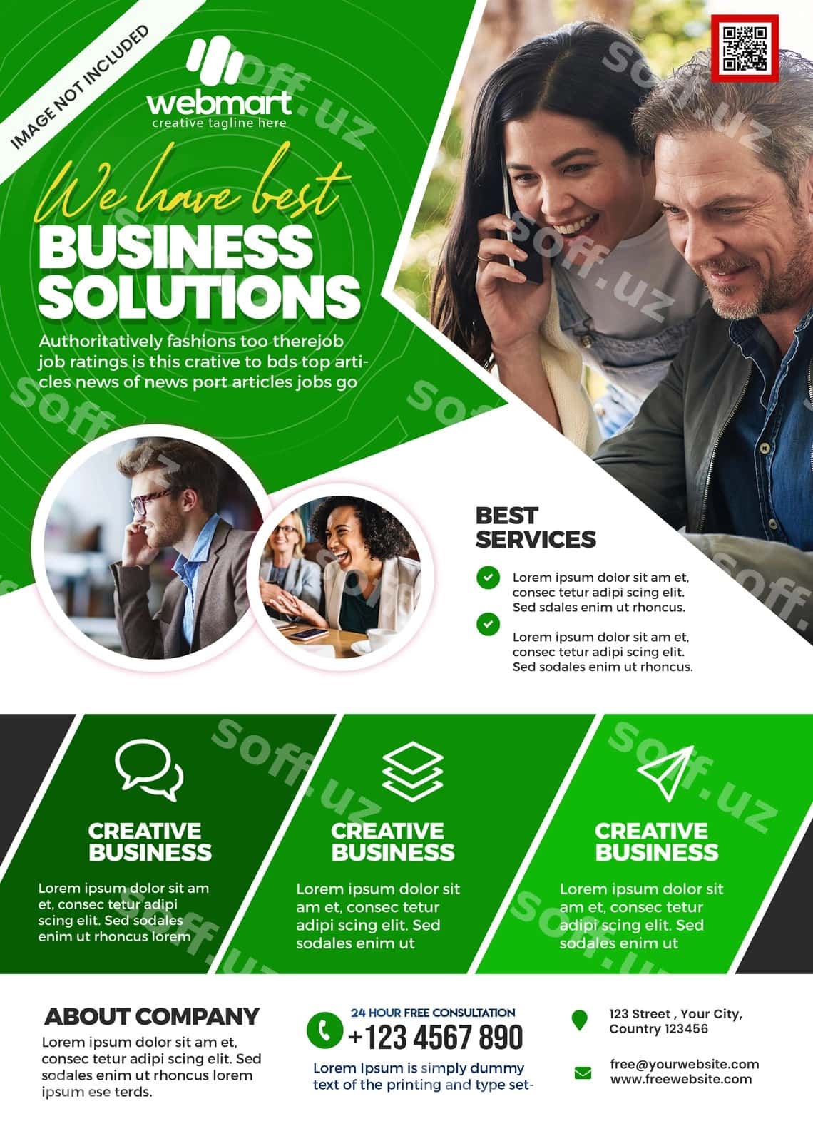 Biznes flyeri | Business flyer 1