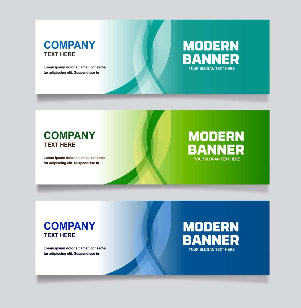 Zamonaviy banner dizayn shabloni | Modern banner design template 1