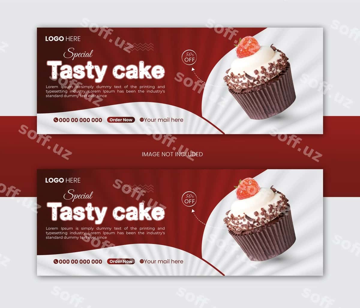Kek facebook qopqog'i dizayni | Cake facebook cover design 1