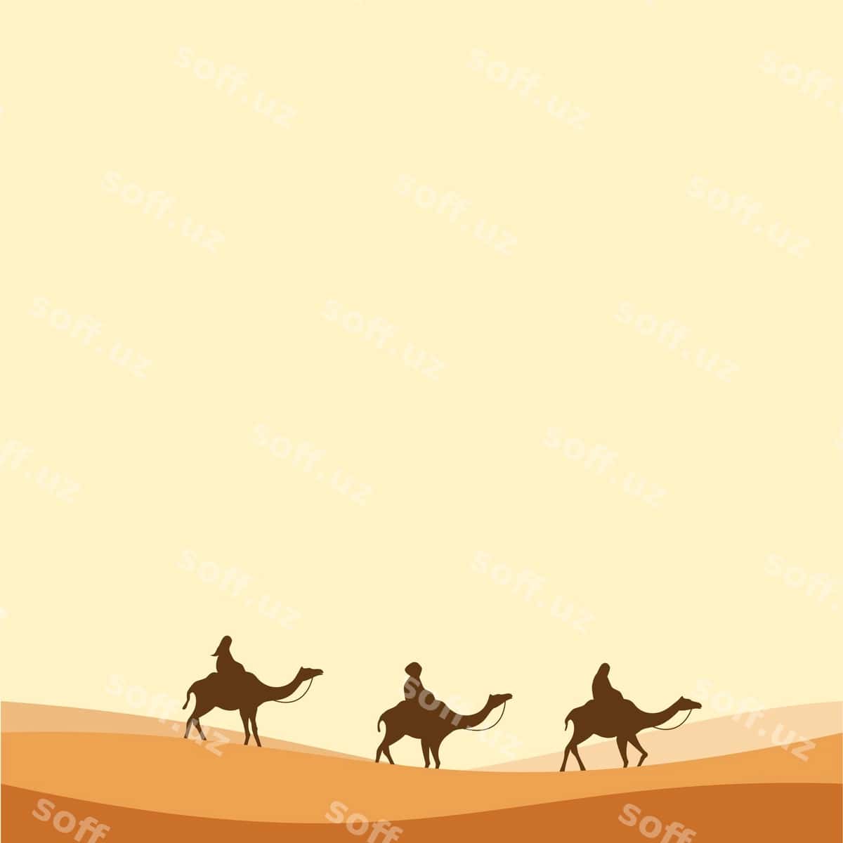 Gʻambar bajaruvchisi choʻli | Camel rider desert 1