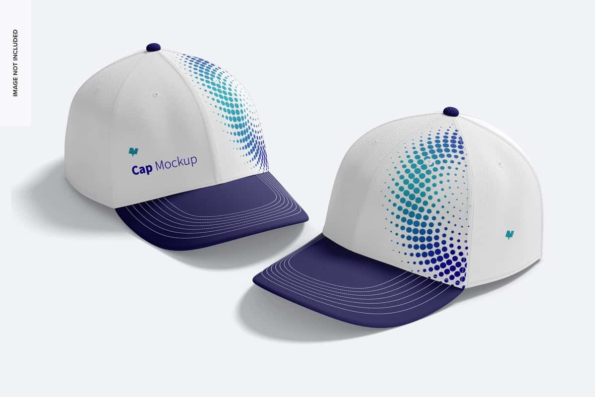 Caps maketi istiqboli | Caps mockup perspective 1