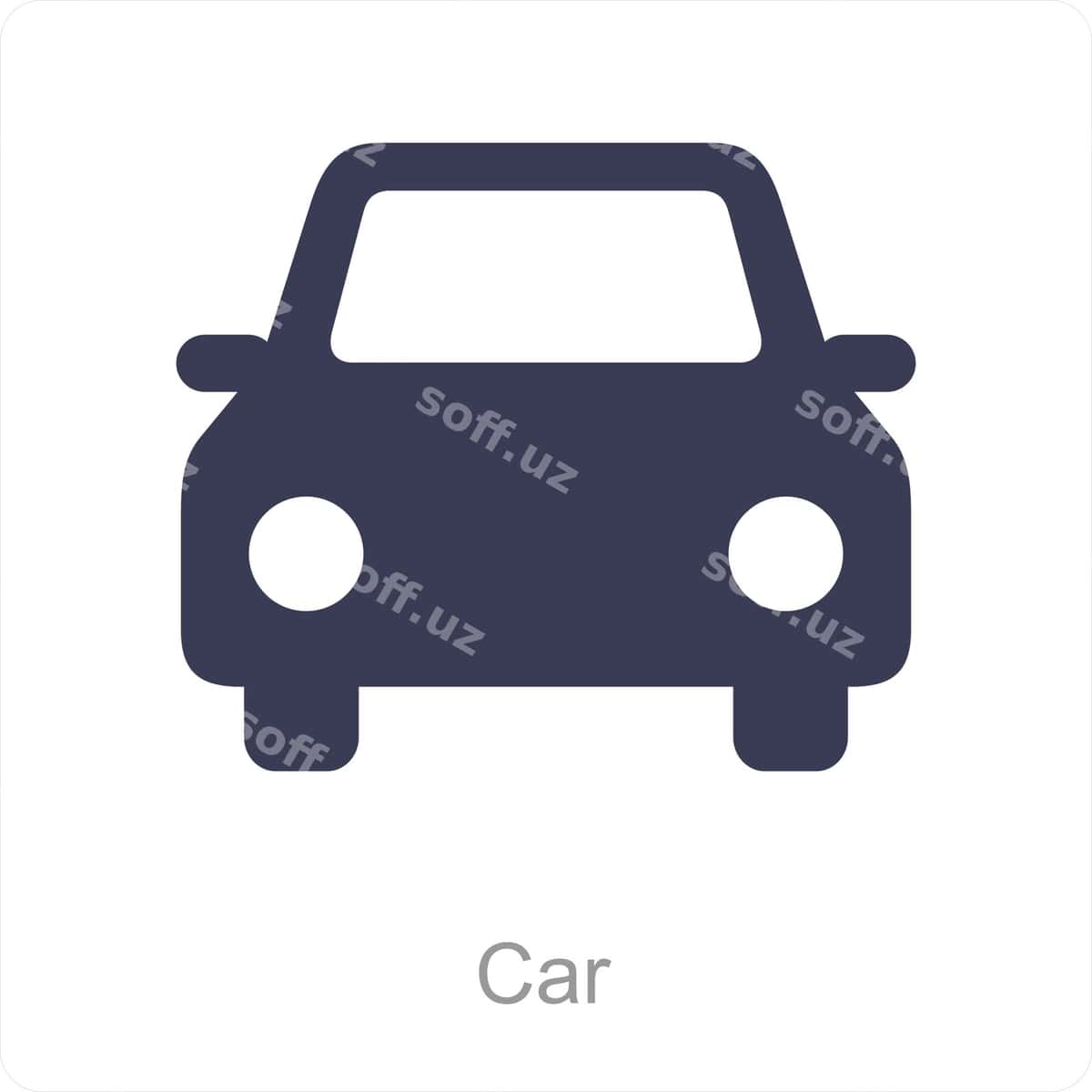 Mashina taksi ikonasi konsepsiyasi | Car vehicle icon concept 1