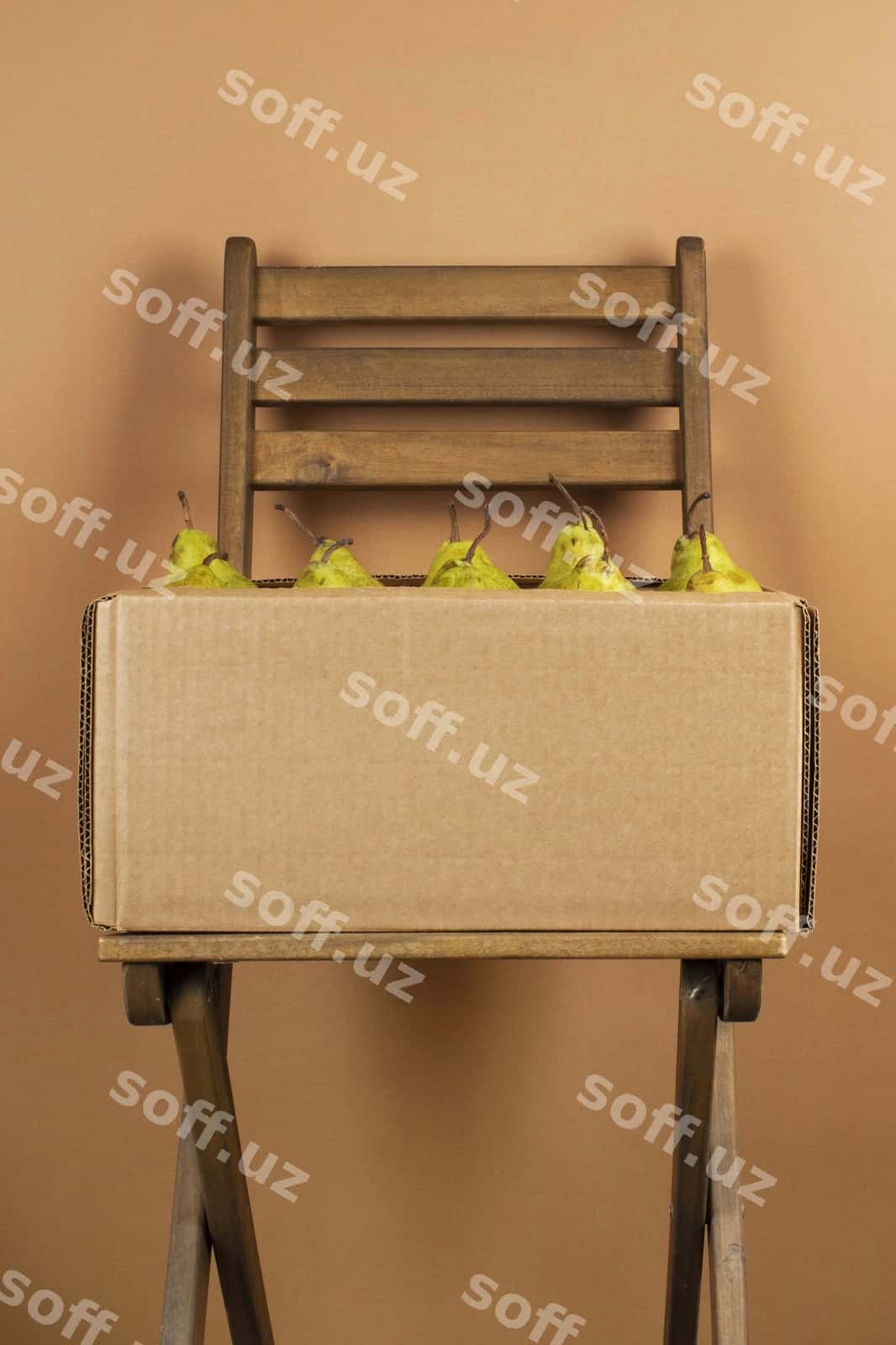 Qog'ozli konteyner quti anorlar | Cardboard container crate pears 1