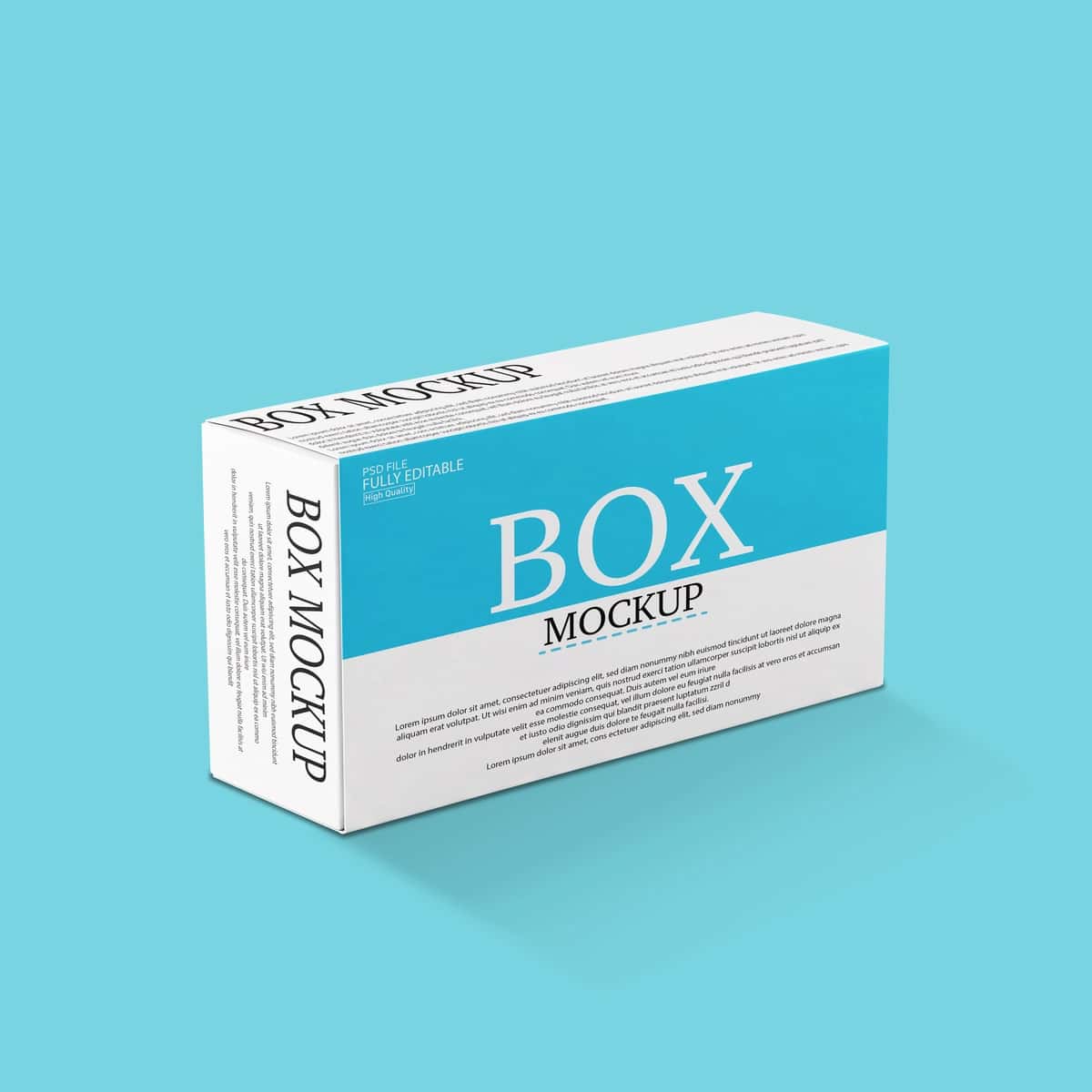 Dori qutisi maketi | Medicine box mockup 1