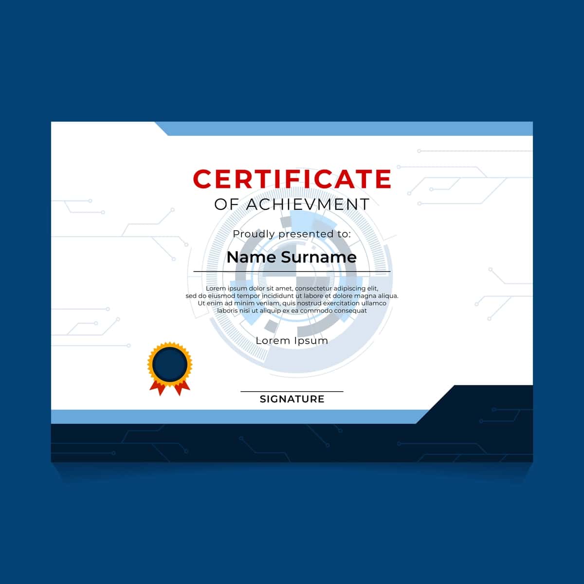 Sertifikat yutug'i ko'k fonda ko'rsatilgan | Certificate achievement is shown blue background 1