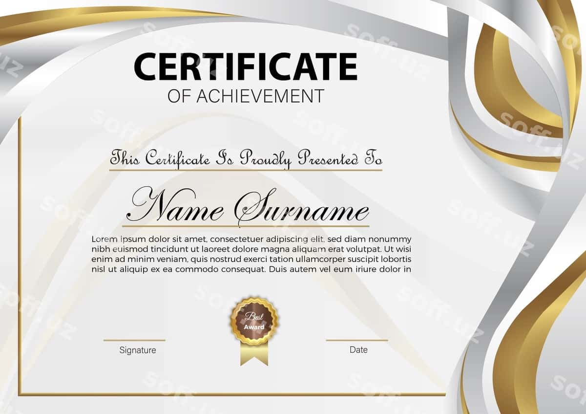 Sertifikat rasmi | Certificate illustration 1