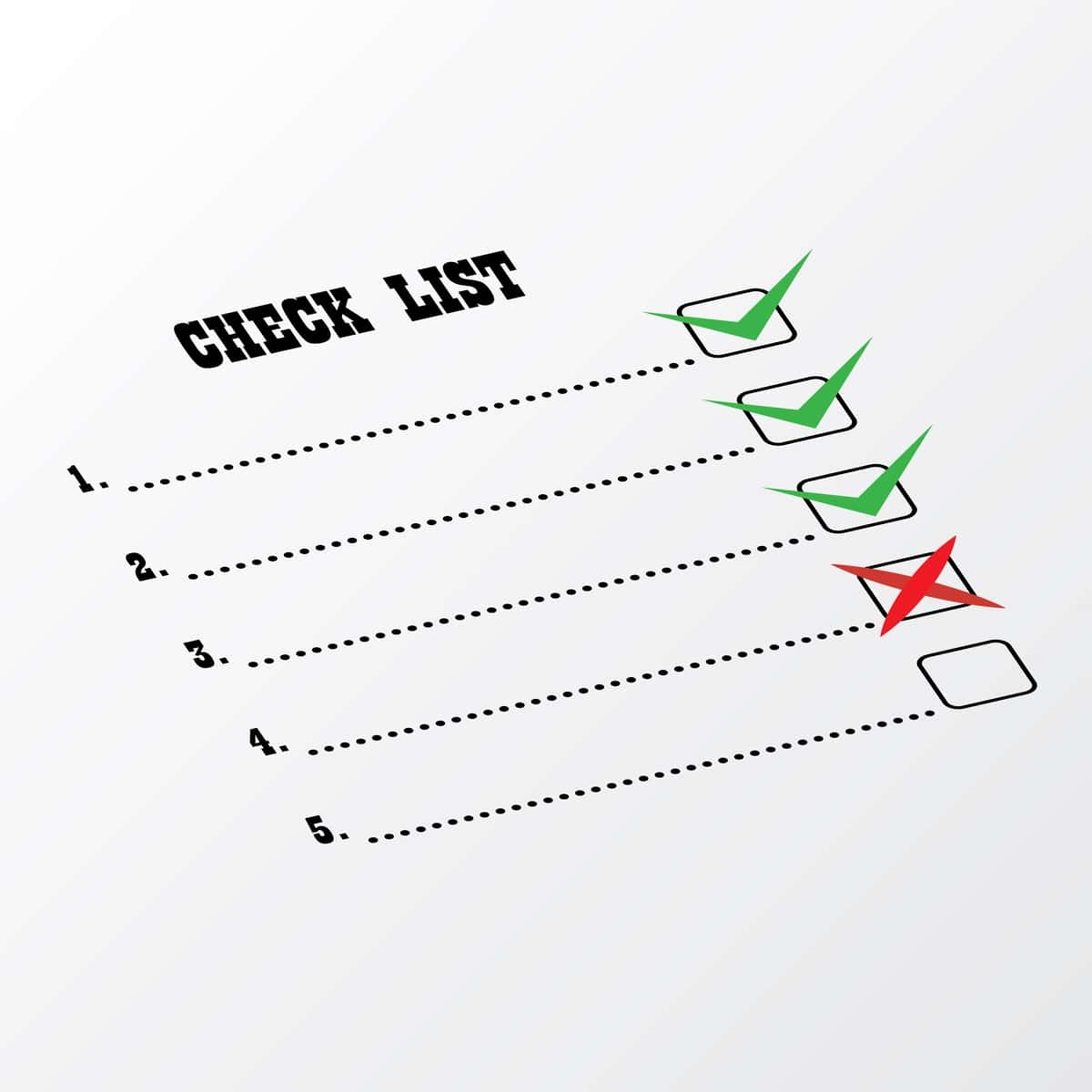 Ro'yxat nuqtai nazarini tekshiring | Check list perspective 1