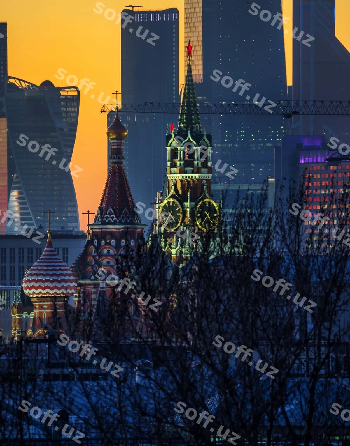 Shahar kechki olovchi | City lit up night 1