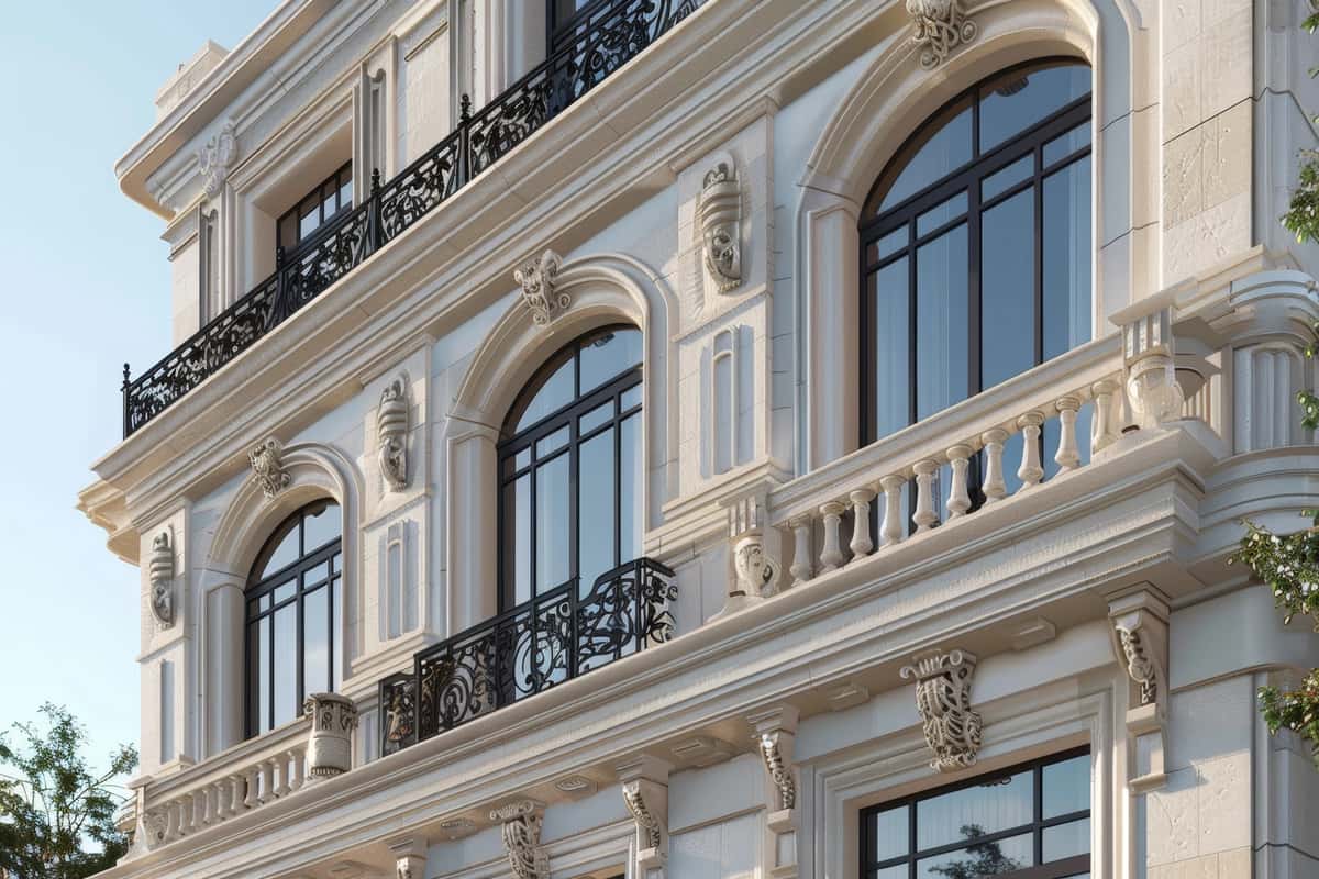 Klassik tashqi bino | Classical exterior building 1