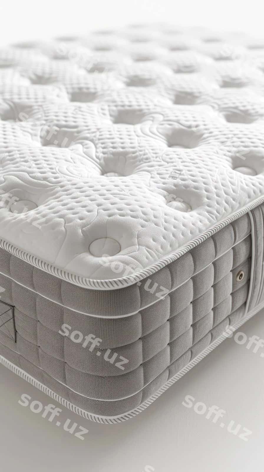 Yaqin suratda matras oq yuzasi | Close up mattress white surface 1