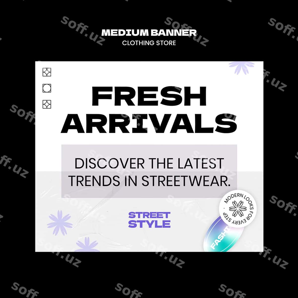Kiyim do'kon shabloni dizayni | Clothing store template design 1