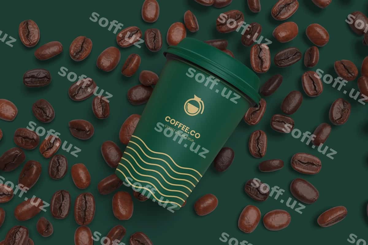 Kofe chayg'isi namunasi | Coffee cup mockup 1