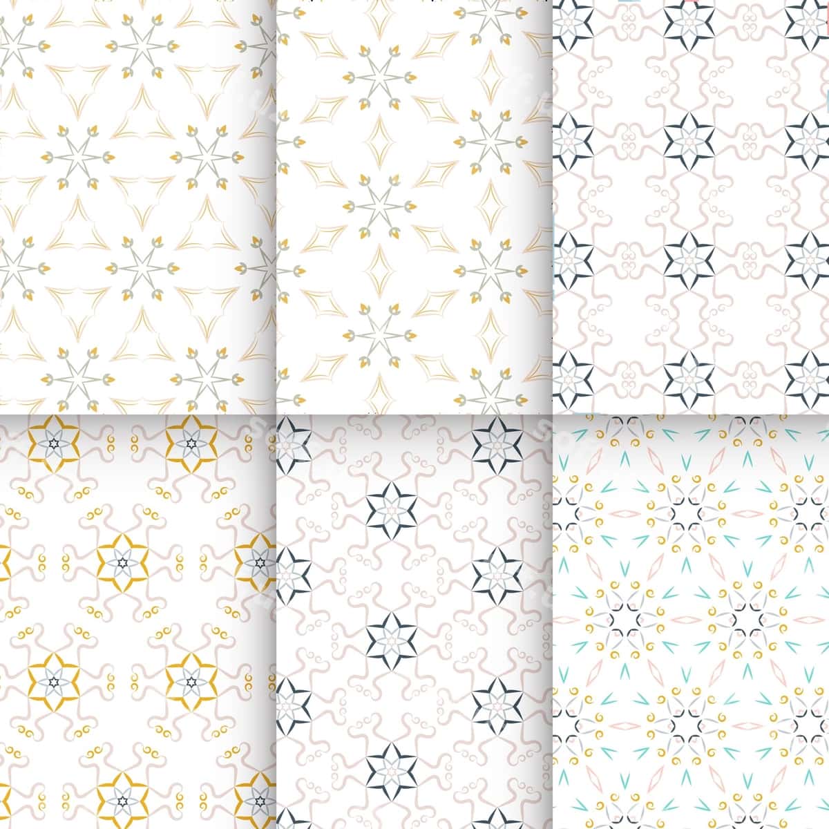 Raqamli gich naqshlar to'plami | Collection digital tiles patterns 1