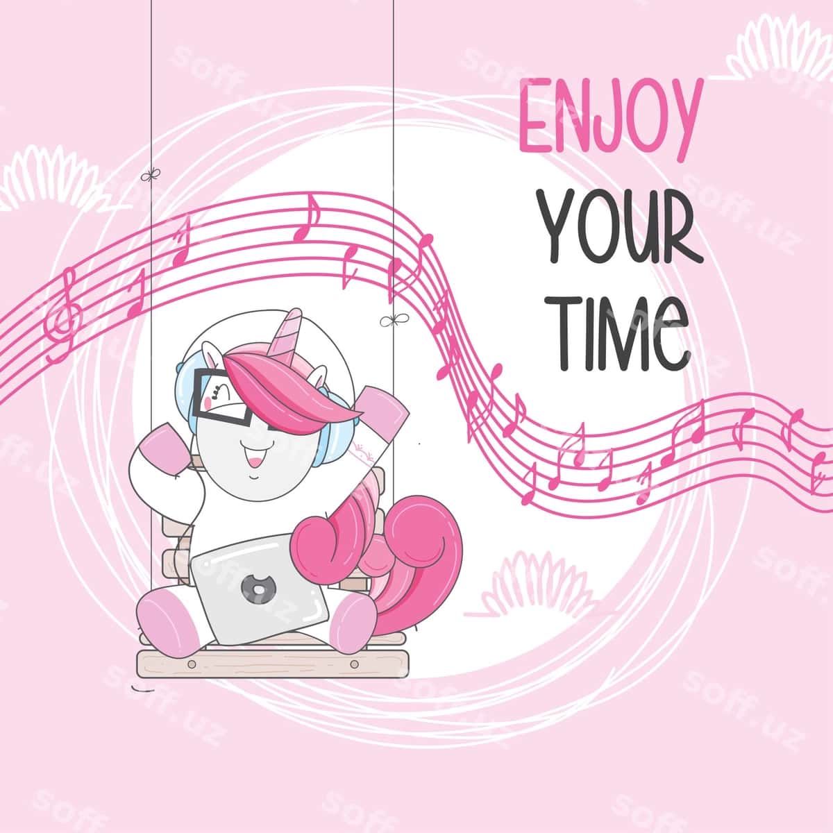 Chiroyli unikorn svinga | Cute unicorn swing 1
