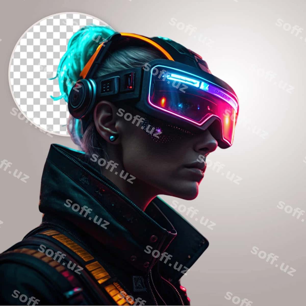 Kiberpunk qiz vr | Cyberpunk girl vr 1