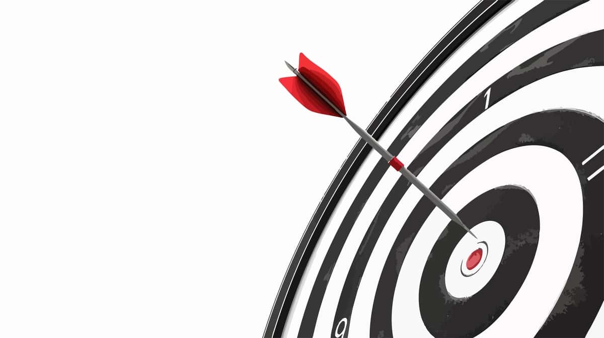 Ilhom motivatsiyasi maqsadli vektor tushunchasi | Inspiration motivation target vector concept 1