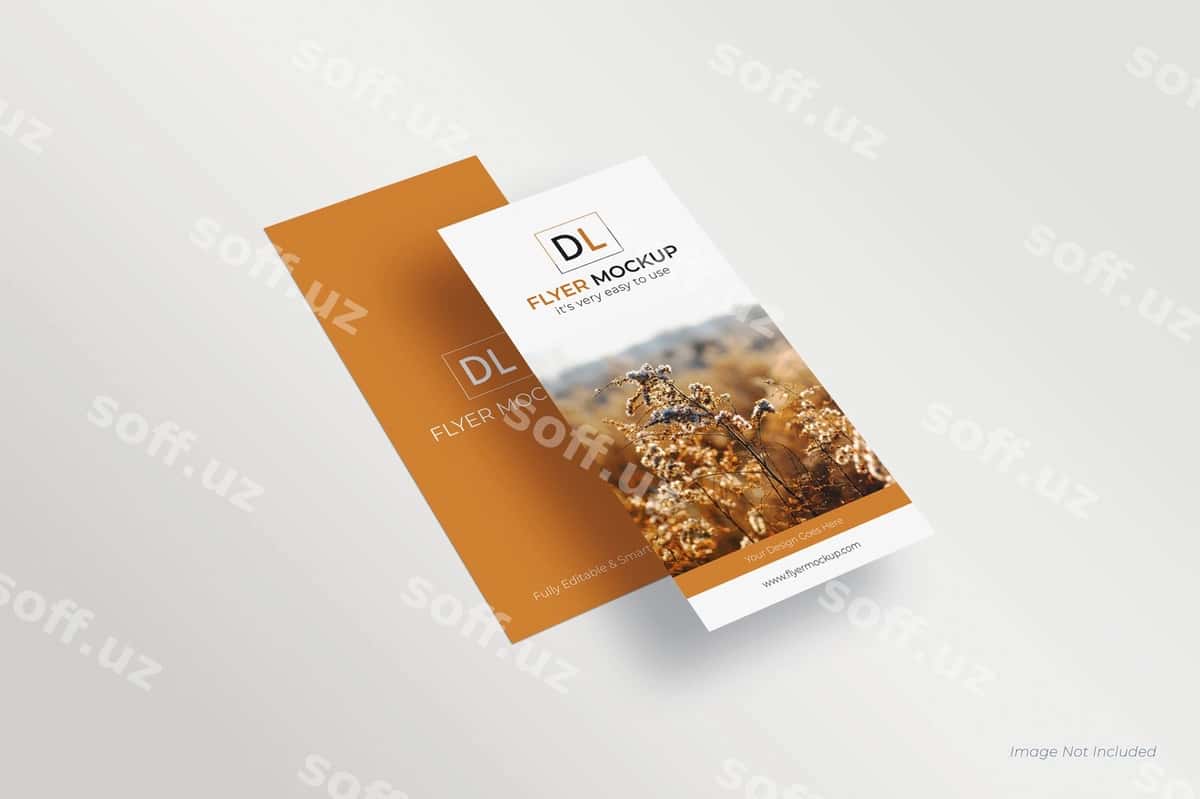 Dl varaqalari maketi | Dl flyers mockup 1