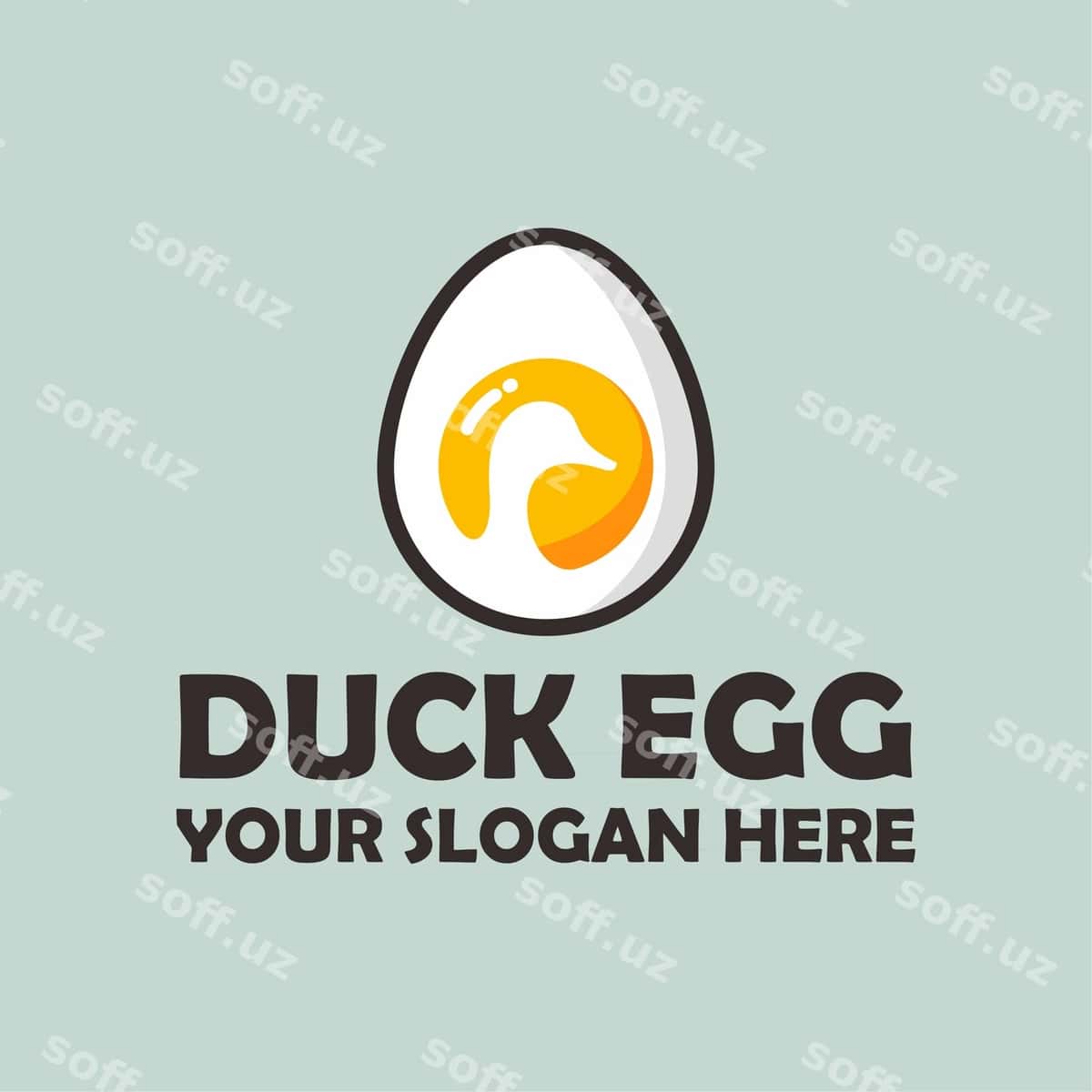 Ordek logo dizayn kontseptsiyasi | Duck logo design concept 1