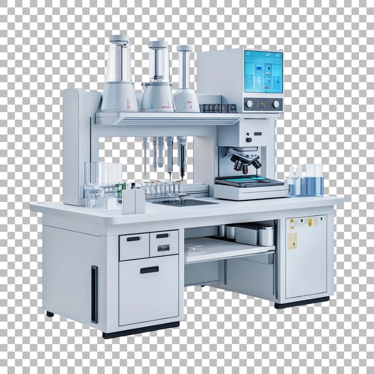 Shaffof png tasvir jadvali to'liq laboratoriya asboblari | Transparent png image table full lab instruments items 1