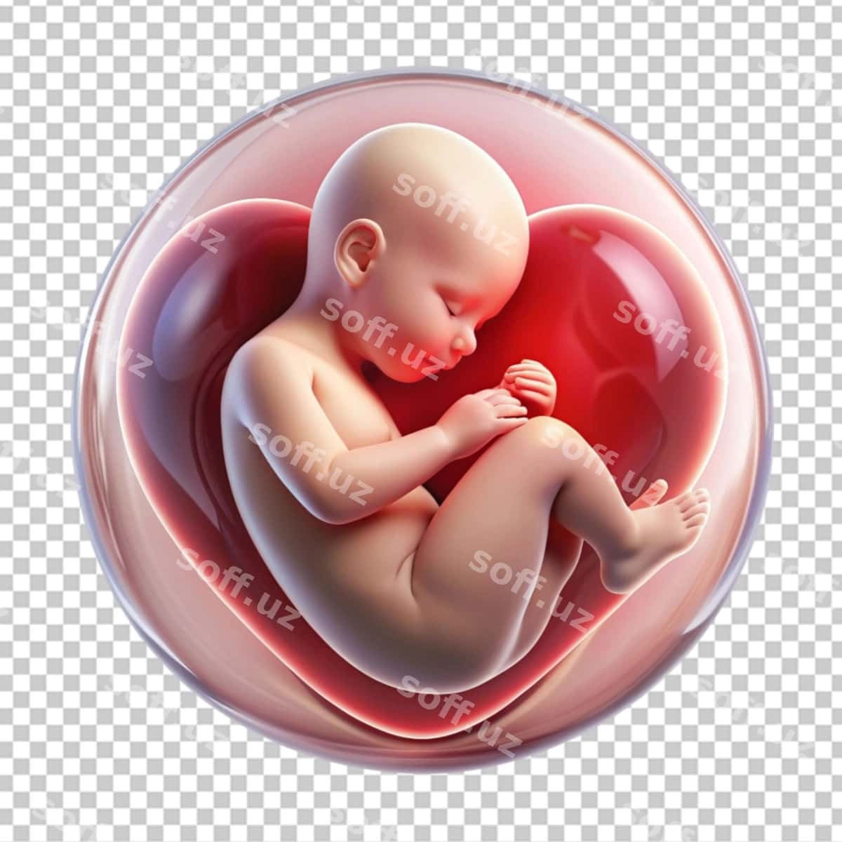 Embrion qalb va ayoladan iborat | Embryo consists heart woman 1