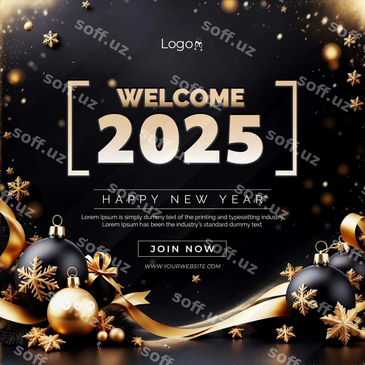 Yil oxiri chegirma poytaksi shablonlari | End year sale poster tamplates 1