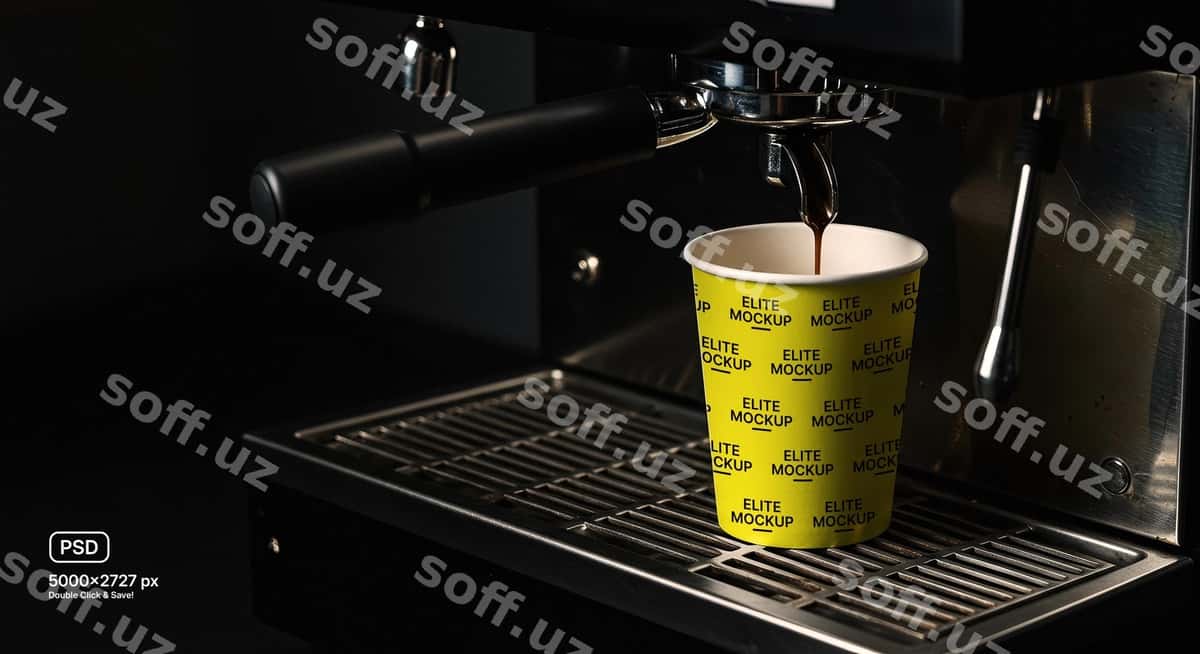 Espressо stakanchi modeli | Espresso cup mockup 1