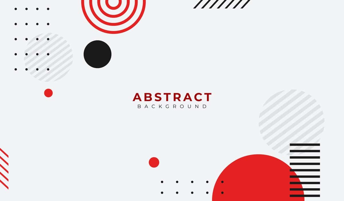 Qizil qora mavhum geometrik fon vektor tasviri | Red black abstract geometric background vector illustration 1