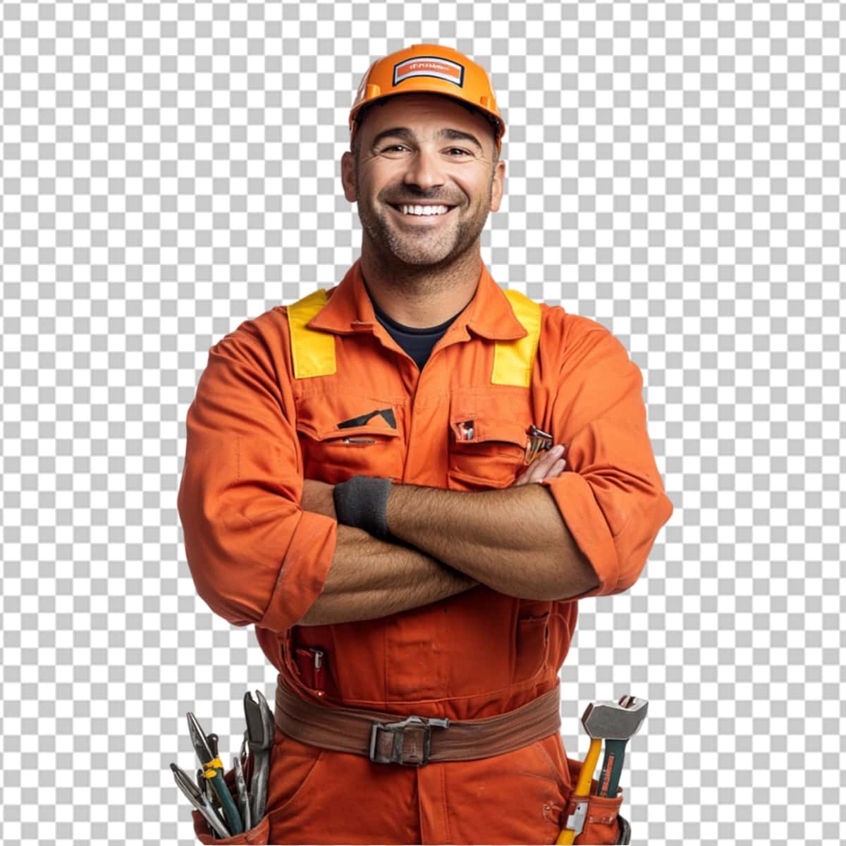 Quvnoq qurilish ishchisi | Cheerful construction worker 1