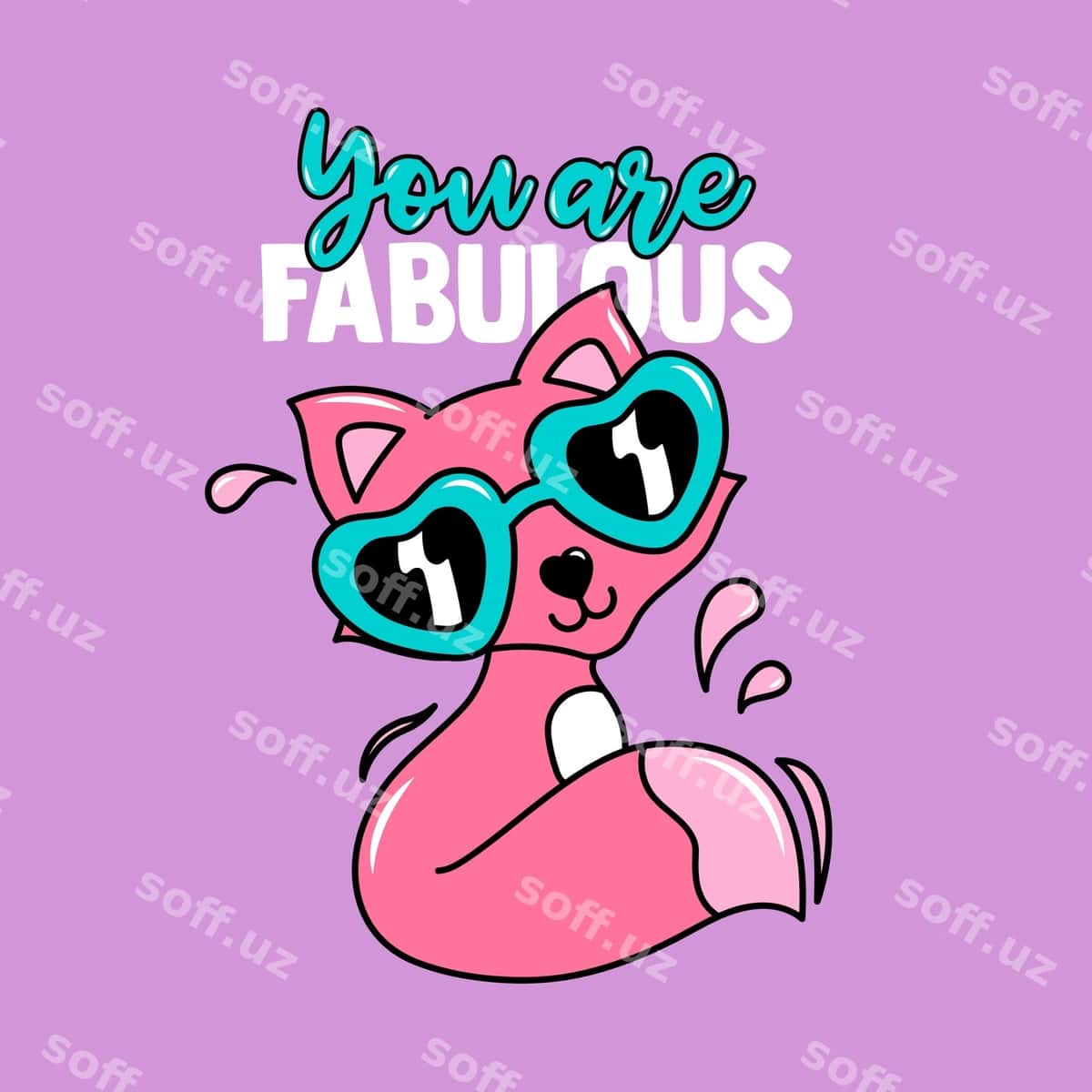 Ajoyib kurtga o'xshash hayvon ko'z qo'llari bilan | Fabulous foxy animal with glasses 1