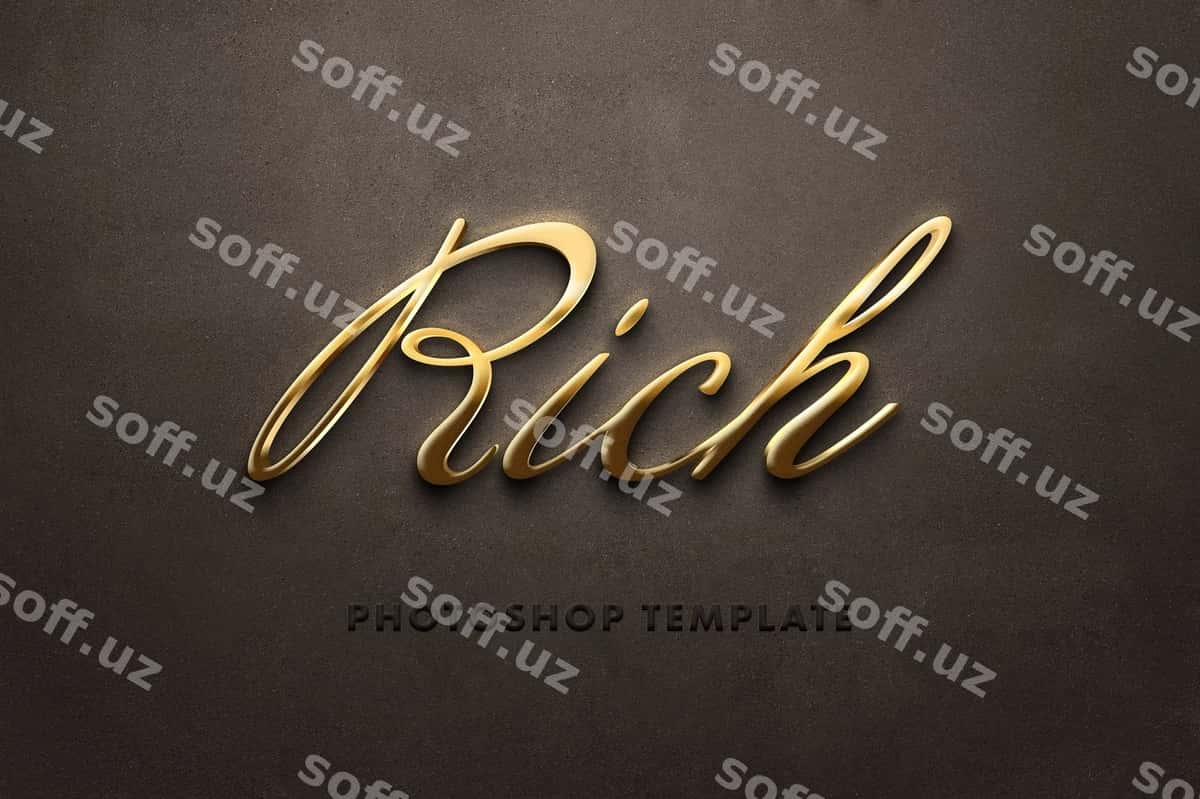 Hayot effekti | Fancy gold text effect 1