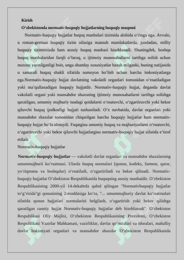 Normativ huquqiy hujjat huquq manbasi 24 2