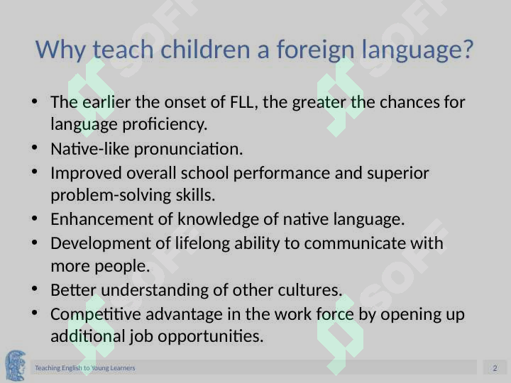 Teaching English to Young Learners 2