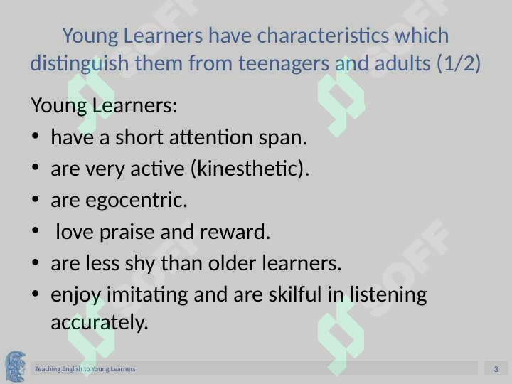 Teaching English to Young Learners 3