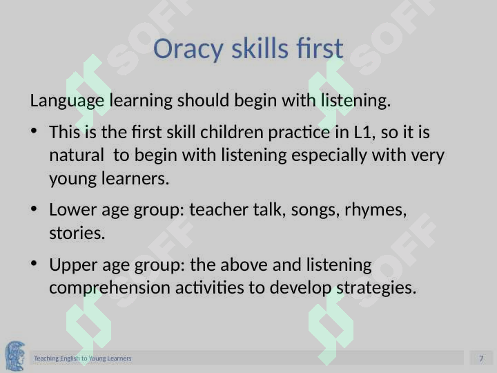 Teaching English to Young Learners 7