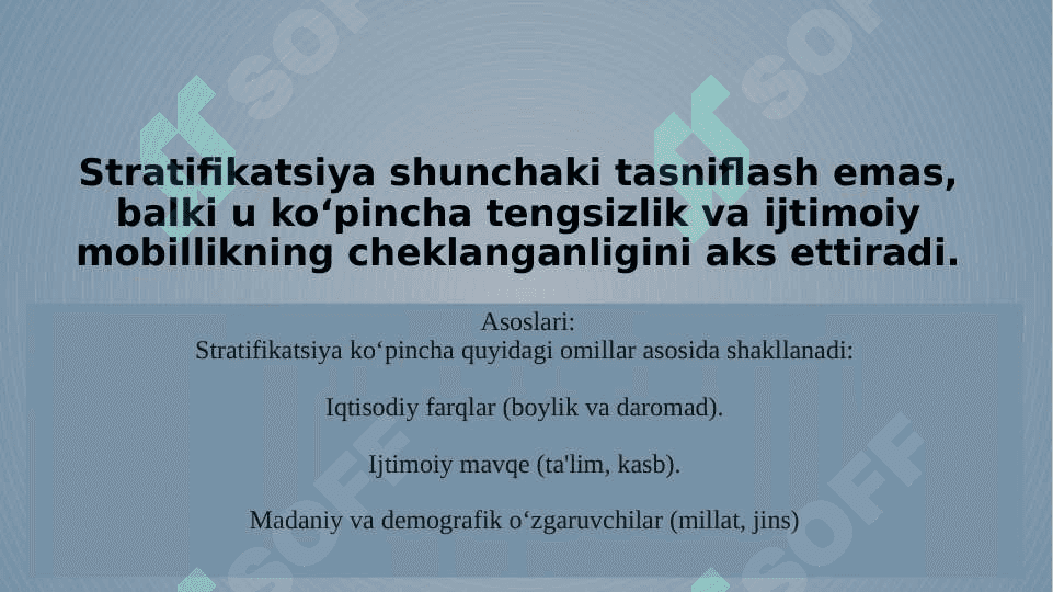 Intellekt psixologiyasi stratifikatsiyasi 5