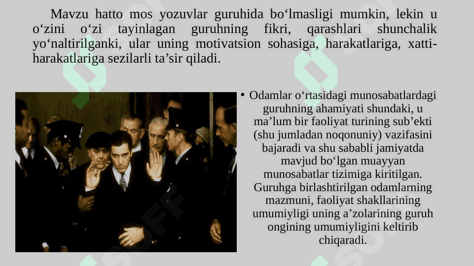 Guruh jinoiy xulq-atvori psixologiyasi va jinoiy guruh psixologiyasi 4