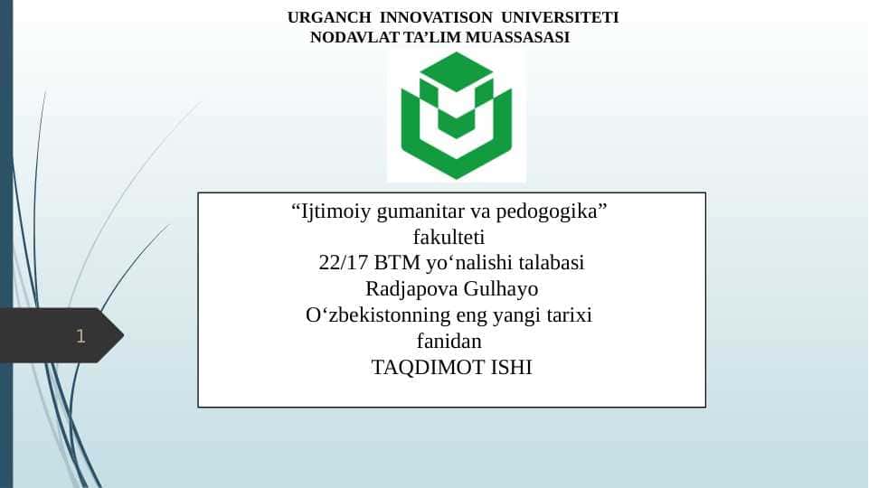 Iqtisodiyotni rivojlantirish va liberallashtirishning ustuvor yo‘nalishlari.